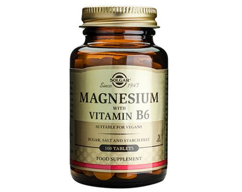 Solgar - Magnesium With Vitamin B6 Tablets