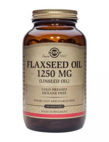 Solgar - Flaxseed Oil 1250mg Softgels