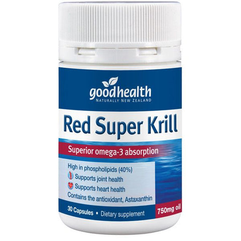 Good Health - Red Super Krill 750mg 30s