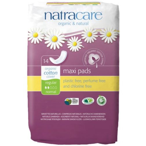 Natracare Organic Cotton Regular Maxi Pads