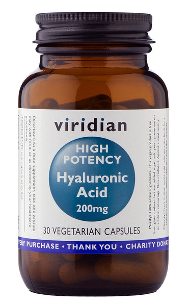 Viridian Hyaluronic Acid 200mg Capsules