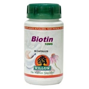 Willow -Biotin 10mg 60 Capsules