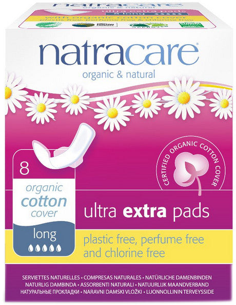 Natracare Organic Cotton Long Ultra-Extra Pads