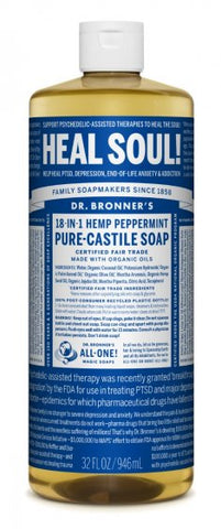 Dr Bronner`s Pure-Castile Liquid Soap - Peppermint